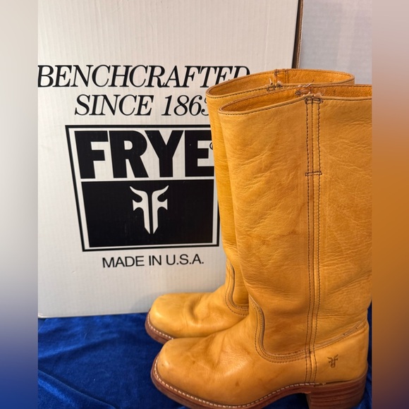 Frye Campus Banana Leather Tall Boots - Picture 10 of 10